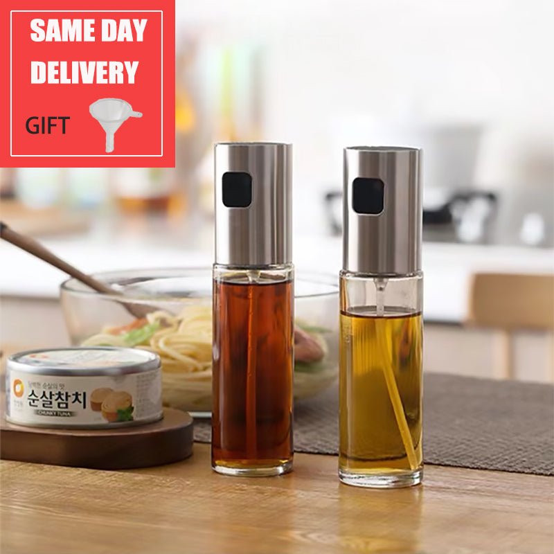 Botella Pulverizadora de Vidrio para Aceite y Vinagre - CasaNova