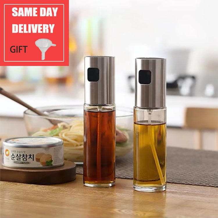 Botella Pulverizadora de Vidrio para Aceite y Vinagre - CasaNova