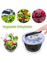 Secador de Lechuga y Verduras Multifunción | Centrifugadora para Ensaladas y Escurridor de Frutas - DrCasaNova