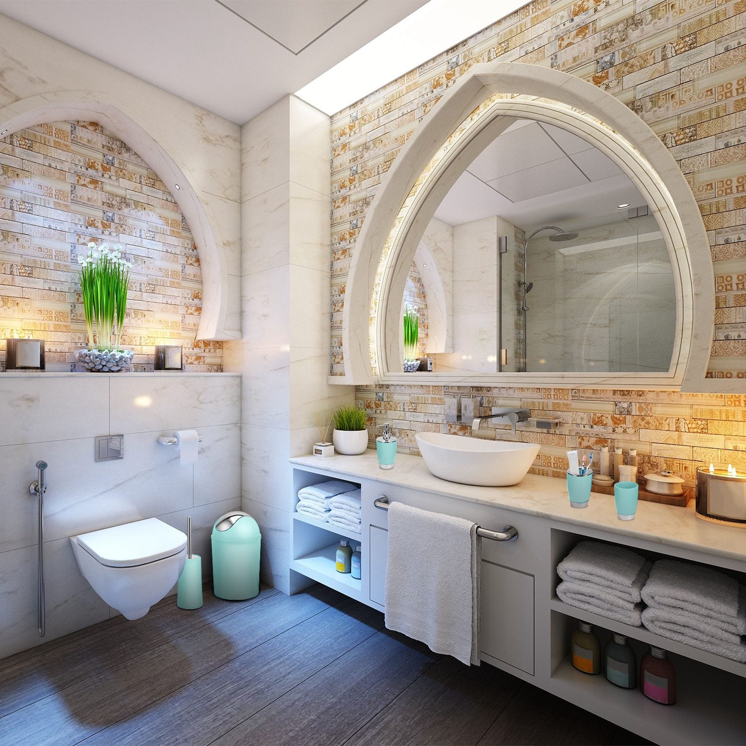 Set de Baño Premium Elegance (6 Piezas) - CasaNova