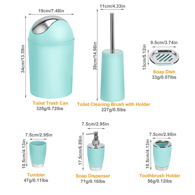 Set de Baño Premium Elegance (6 Piezas) - CasaNova