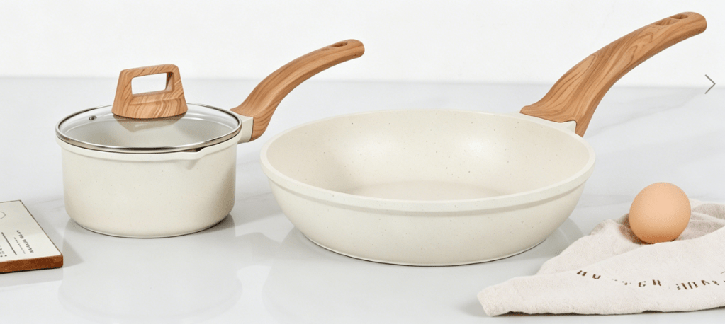 Set de Cocina Antiadherente Piedra Granito Premium - DrCasaNova