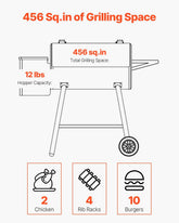 Ahumador y Parrilla a Pellets 456 sq.in. - CasaNova