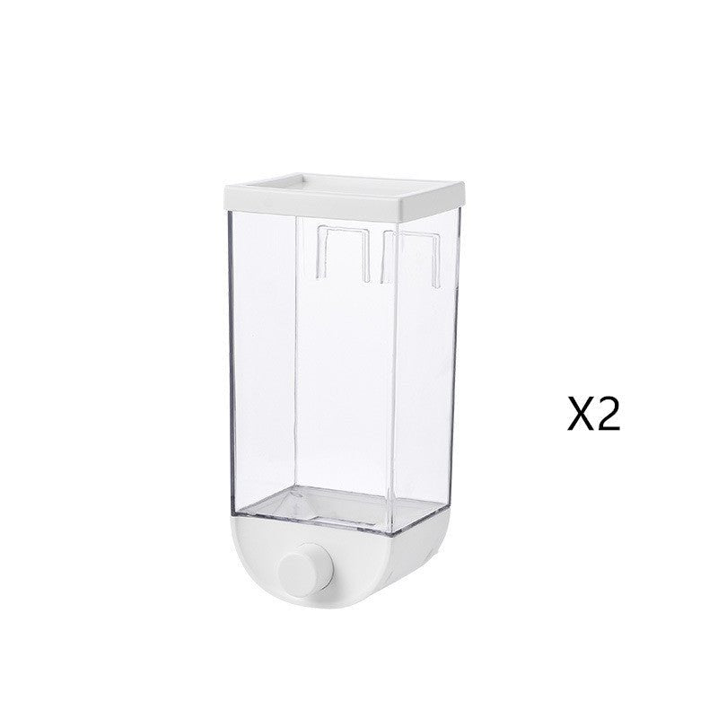 Dispensador Organizador de Pared para Cereales y Granos con Botón de Fácil Presión - CasaNova