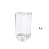 Dispensador Organizador de Pared para Cereales y Granos con Botón de Fácil Presión - CasaNova