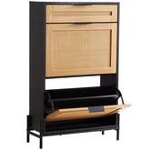 Mueble Zapatero Slim de Ratán - CasaNova