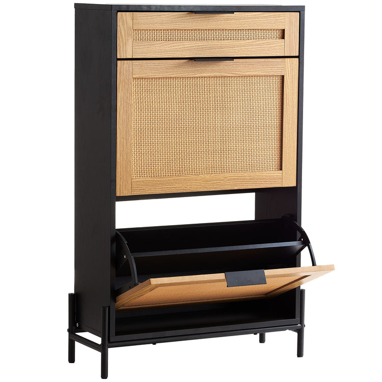 Mueble Zapatero Slim de Ratán - CasaNova