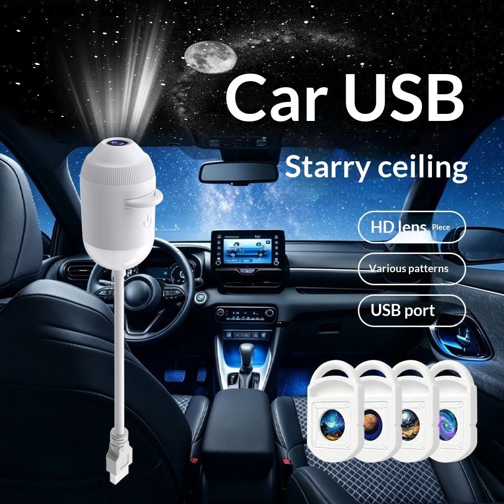 Proyector de Estrellas y Galaxias LED – Lámpara Nocturna para Dormitorio con Ambiente Romántico - DrCasaNova