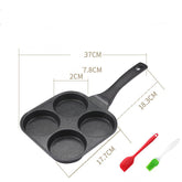 Sartén Molde para Hamburguesa con Huevo Frito de 4 Huecos Antiadherente - CasaNova