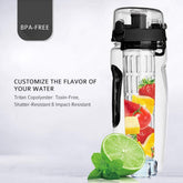 Botella de Agua Deportiva con Infusor de Frutas Libre de BPA - CasaNova