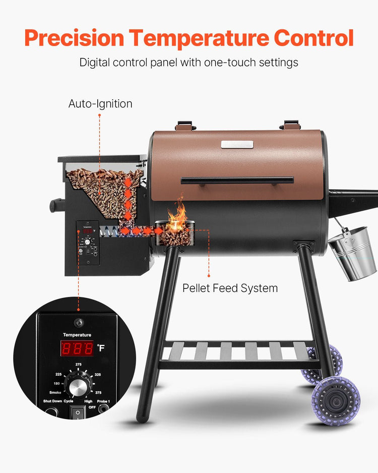 Ahumador y Parrilla a Pellets 456 sq.in. - CasaNova