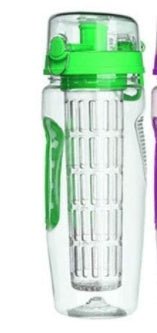 Botella de Agua Deportiva con Infusor de Frutas Libre de BPA - CasaNova
