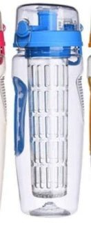 Botella de Agua Deportiva con Infusor de Frutas Libre de BPA - CasaNova