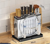 Soporte para cuchillos de acero inoxidable para pared - CasaNova