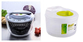 Secador de Lechuga y Verduras Multifunción | Centrifugadora para Ensaladas y Escurridor de Frutas - DrCasaNova