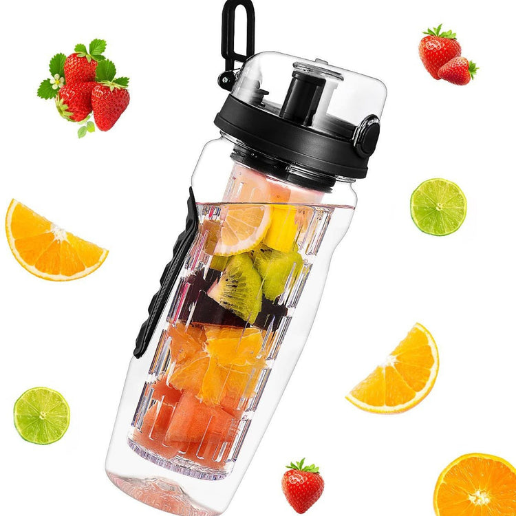 Botella de Agua Deportiva con Infusor de Frutas Libre de BPA - CasaNova
